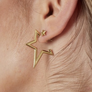 Star Earrings - Gold